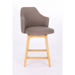 Kinston Swivel Curved Back Upholstered Counter Height Barstool - Threshold™ -Cheap Furniture Store GUEST ac591056 690f 4419 9a77 7e7acc88ba5d