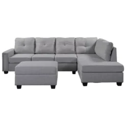 108" Reversible L-Shape Sectional Sofa Couch With Storage Ottoman-ModernLuxe -Cheap Furniture Store GUEST ad1c856a 1ef9 49cf 8a82 908837822cc2
