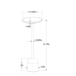 Marble Top Drink Side Table - Brass/White - Hearth & Hand™ With Magnolia -Cheap Furniture Store GUEST ae4318a5 b344 4c26 bac4 a7044e6cc4c2