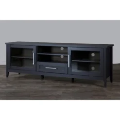 Espresso Finished 1 Drawer TV Stand For TVs Up To 70" Dark Brown - Baxton Studio -Cheap Furniture Store GUEST aeb4c276 5c40 4900 87d0 5dab021d79b2