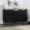 Mid-Century Modern Solid Wood 6 Drawer Double Dresser - Saracina Home -Cheap Furniture Store GUEST b011dc46 dec9 4b6d b0d9 f3d33b96dc2a