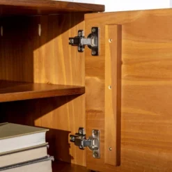 Solid Wood Mid-Century Modern TV Stand For TVs Up To 65" - Saracina Home -Cheap Furniture Store GUEST b6988a47 d2a1 42d2 b729 fbdccceb19f2