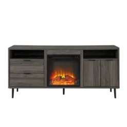 Ronan Modern Storage With Electric Fireplace TV Stand For TVs Up To 65" - Saracina Home -Cheap Furniture Store GUEST b706d540 dab6 4171 93de 408c264fa232