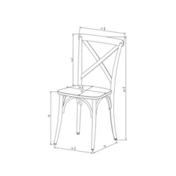 Set Of 2 Malden French Bistro Dining Chair Black - Threshold™ -Cheap Furniture Store GUEST be93dcf6 6a27 4d9e 83a8 3927be01d462