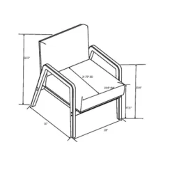 Upholstered Wood Framed Accent Arm Chair - Hearth & Hand™ With Magnolia -Cheap Furniture Store GUEST c03e3009 dba3 4cc5 b876 4cc51b19cd37
