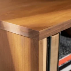 Cara Mid-Century Modern 3 Drawer TV Stand For TVs Up To 65" - Saracina Home -Cheap Furniture Store GUEST c0771c8f 1199 4b9d aa3f 8f005f897cbe