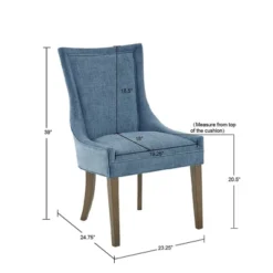 2pk Ultra Dining Side Chairs Blue - Madison Park -Cheap Furniture Store GUEST c1b06bec e5f4 429b 8b01 94b0d59e1a96
