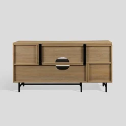 Modern Reeded Door Extendable TV Stand For TVs Up To 50" - Saracina Home -Cheap Furniture Store GUEST c5b6f26d e17f 43c5 b338 9eae1f33e57d