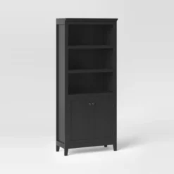 72" Carson 5 Shelf Bookcase With Doors - Threshold™ -Cheap Furniture Store GUEST c99ab1ed 236d 46d0 bdd4 3e4025da50bb
