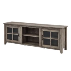 Tasi Glass Door Console TV Stand For TVs Up To 80" - Saracina Home -Cheap Furniture Store GUEST caef7606 50a3 47c6 974f f70e38412a9c