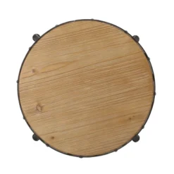 2pc Farmdale Industrial Firwood Adjustable Height Swivel Counter Height Barstools Antique Natural/Pewter - Christopher Knight Home -Cheap Furniture Store GUEST d16408db a7d7 417b a188 15ded7353b29