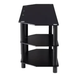 Travers Open Shelves TV Stand For TVs Up To 82" Black - CorLiving -Cheap Furniture Store GUEST d2a2c665 da1c 4caa 9f6c 79c6f6aec05b