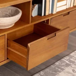 Cara Mid-Century Modern 3 Drawer TV Stand For TVs Up To 65" - Saracina Home -Cheap Furniture Store GUEST d8dec204 dc01 4192 bb09 5a087b69a706