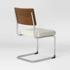 2pk Cecilton Chrome Cantilever Dining Chairs Cream Boucle - Threshold™ -Cheap Furniture Store GUEST da5167cd 3a46 4c0c a287 6bc5e486b905