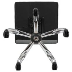 Emma And Oliver Low Back Designer Armless Ribbed Swivel Task Office Chair -Cheap Furniture Store GUEST da5625f1 85d6 460b b3de 25004d23fbd9