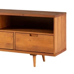 Cara Mid-Century Modern 3 Drawer TV Stand For TVs Up To 65" - Saracina Home -Cheap Furniture Store GUEST dca4b737 87bc 4171 8896 516227b5b85f