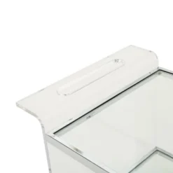 Yves Acrylic Bar Trolley Clear - Christopher Knight Home -Cheap Furniture Store GUEST e36ee3a8 35fa 4729 b14b a8598c1d2f60