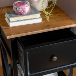 Set Of 2 Farmhouse Single Drawer V Frame Nightstands - Saracina Home -Cheap Furniture Store GUEST e8f7cdca 8d1e 40a3 a260 233a64853d0a