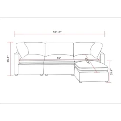 4pc Allandale Modular Sectional Sofa Set Gray - Threshold™ -Cheap Furniture Store GUEST e98f9434 244c 4a06 a88e b03b6016a2f1