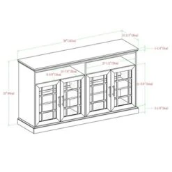 Transitional 4 Door Windowpane TV Stand For TVs Up To 65" - Saracina Home 20 Transitional 4 Door Windowpane TV Stand For TVs Up To 65" - Saracina Home -Cheap Furniture Store GUEST ed2005eb 89f7 433b a81a f537715559df