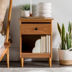 Stiva Classic Mid-Century Modern 1 Drawer Nightstand - Saracina Home 28 Stiva Classic Mid-Century Modern 1 Drawer Nightstand - Saracina Home -Cheap Furniture Store GUEST ee2f70db 4e78 4367 afb5 cf038cb6780d