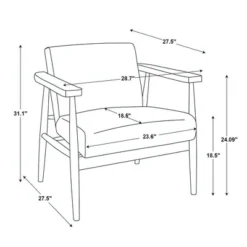 Upholstered Natural Wood Accent Chair - Hearth & Hand™ With Magnolia -Cheap Furniture Store GUEST efd29593 c505 45ce 8b88 af9ffc1f09ea