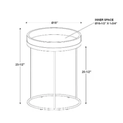 Wood & Steel Accent Side Table - Natural/Black - Hearth & Hand™ With Magnolia -Cheap Furniture Store GUEST f1970950 e325 494c 9c80 57b3608cf0fd