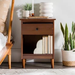 Stiva Classic Mid-Century Modern 1 Drawer Nightstand - Saracina Home 30 Stiva Classic Mid-Century Modern 1 Drawer Nightstand - Saracina Home -Cheap Furniture Store GUEST f1f5300e 5364 40db 96ef 77bca274ed96