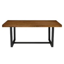 72" Modern Farmhouse Solid Wood Distressed Plank Top Dining Table - Saracina Home 13 72" Modern Farmhouse Solid Wood Distressed Plank Top Dining Table - Saracina Home -Cheap Furniture Store GUEST f3b45370 7ce8 40ee bb88 d712021abaa9
