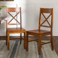 Set Of 2 Traditional Distressed Wood Dining Chairs - Saracina Home -Cheap Furniture Store GUEST f5098441 a476 42f8 bd14 7039d02a9ce1