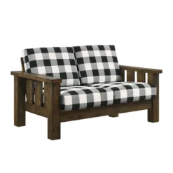 Jovie Gingham Rustic Loveseat - HOMES: Inside + Out -Cheap Furniture Store GUEST f87e61c3 1921 4258 978a 97d7b894f3c6