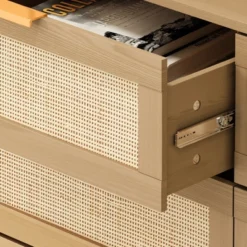 43.31" 6-Drawer Rattan Dresser For Living Room And Bedroom - ModernLuxe -Cheap Furniture Store GUEST f9cd6e25 eed0 4d7a 8a11 5c3251963523