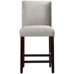 25" Velvet Parsons Counter Height Barstool Wood - Threshold™ -Cheap Furniture Store GUEST f9dfe6cc 73c9 46f6 9146 046c7990b68e