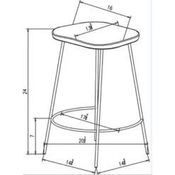 Metal Base Counter Height Barstools With Wood Seat Brown - Threshold™ Designed With Studio McGee -Cheap Furniture Store GUEST fc6ba567 7d0a 4f6c a2d1 6fb42b1cfa64