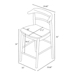 Kaysville Curved Back Wood Counter Height Barstool - Threshold™ Designed With Studio McGee 17 Kaysville Curved Back Wood Counter Height Barstool - Threshold™ Designed With Studio McGee -Cheap Furniture Store GUEST fd10f3f7 c840 492c 99c3 22fe1ea36f2d