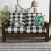 Jovie Gingham Rustic Loveseat - HOMES: Inside + Out 2 Jovie Gingham Rustic Loveseat - HOMES: Inside + Out -Cheap Furniture Store GUEST fead4da2 15b5 433c 93d7 058e1d0967b2